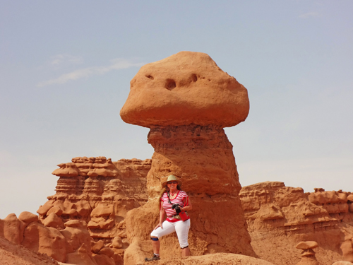 Karen Duquette and a goblin